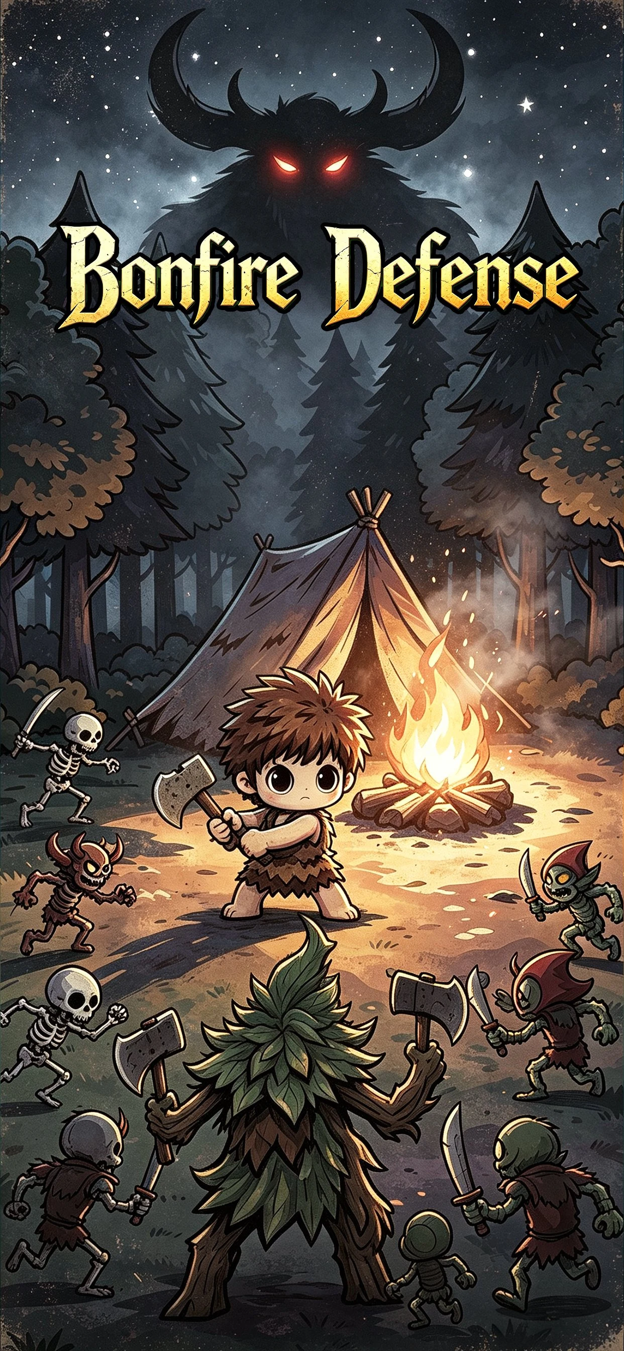 Bonfire Defense: Adventure screenshot