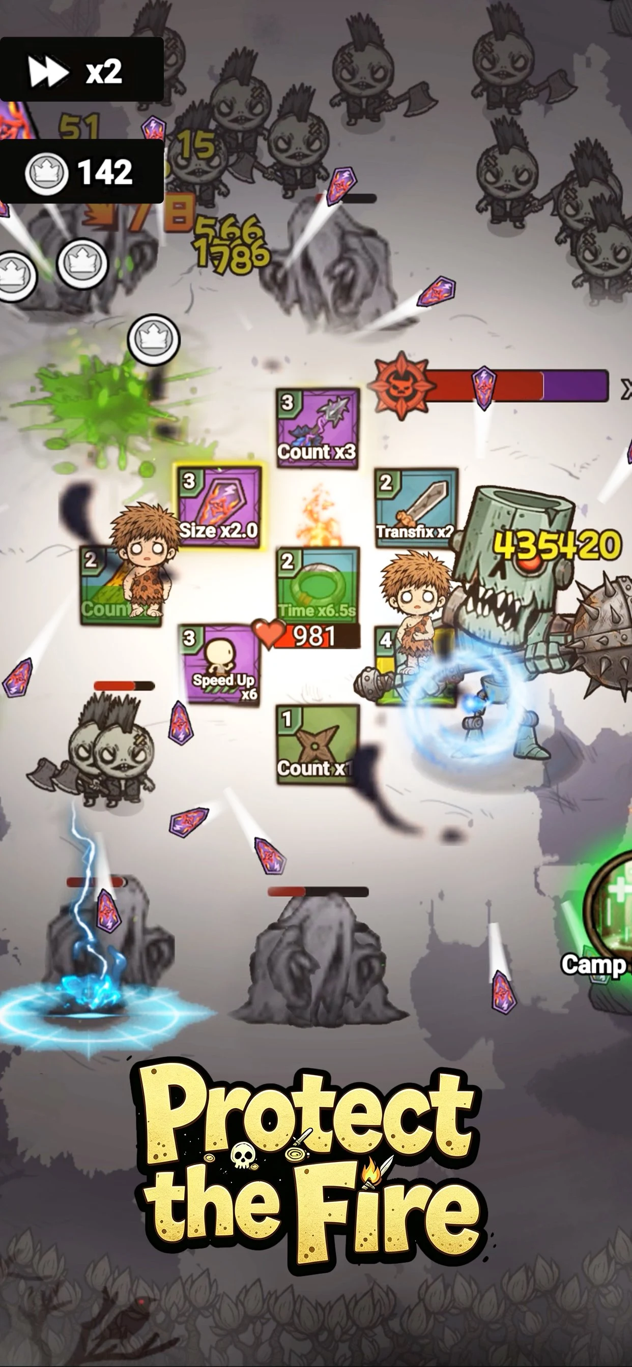 Bonfire Defense: Adventure screenshot