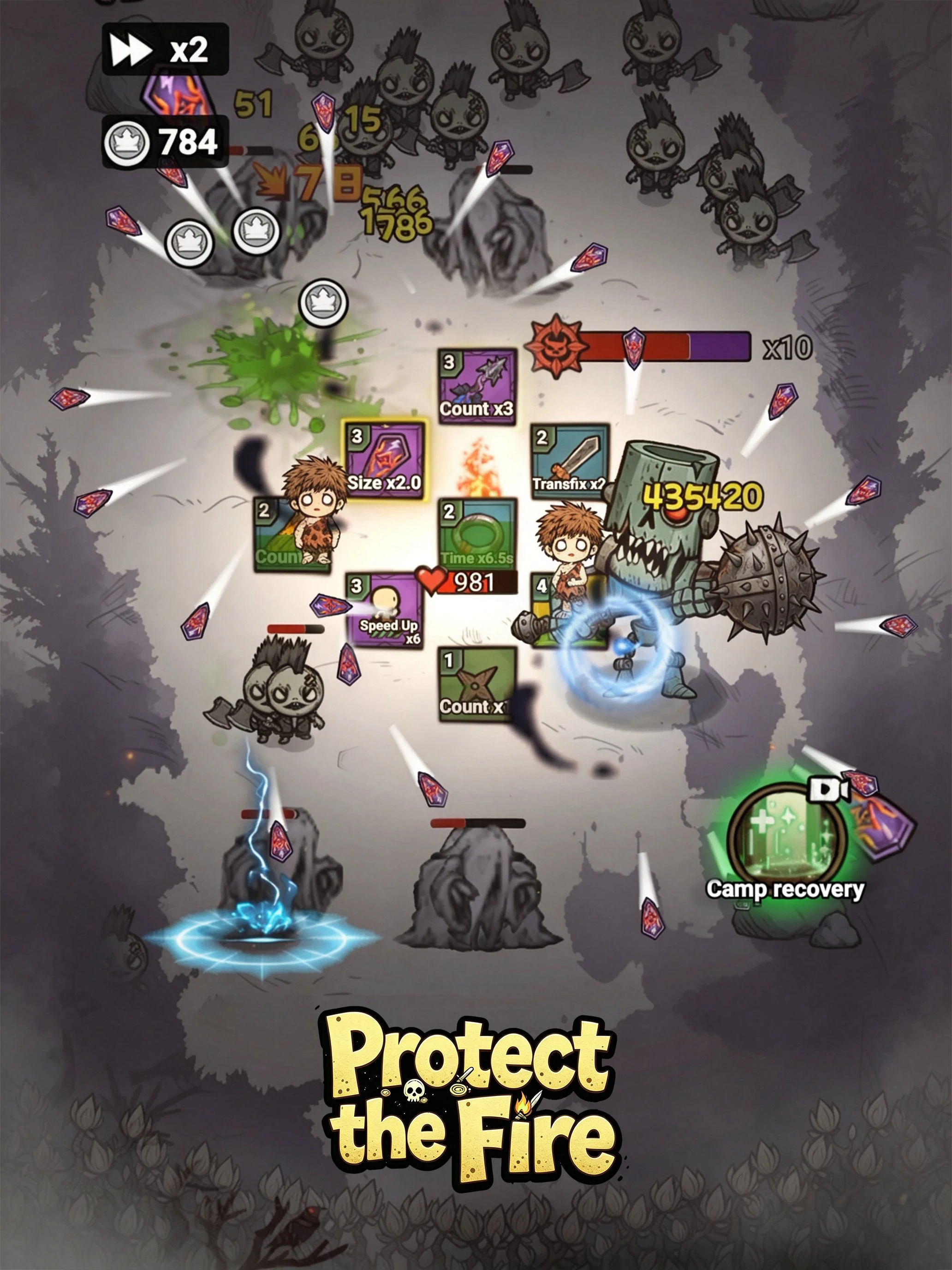 Bonfire Defense: Adventure screenshot