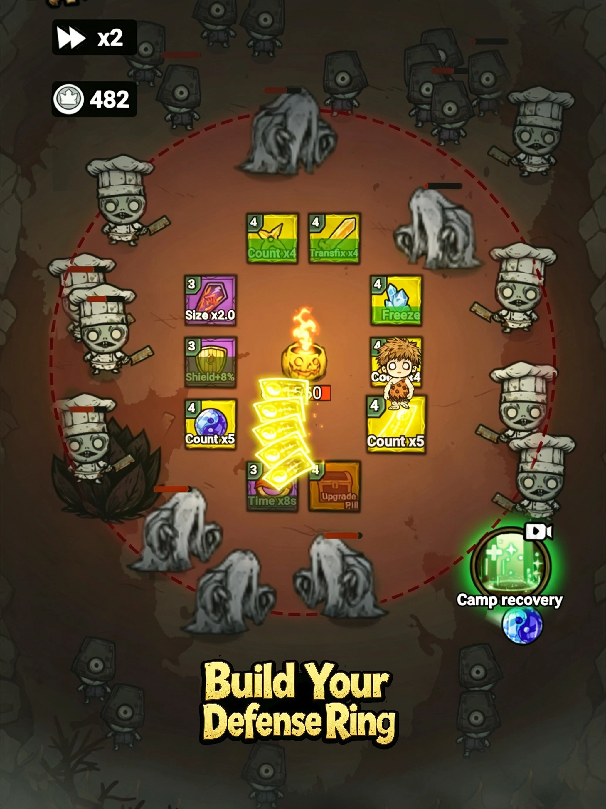 Bonfire Defense: Adventure screenshot