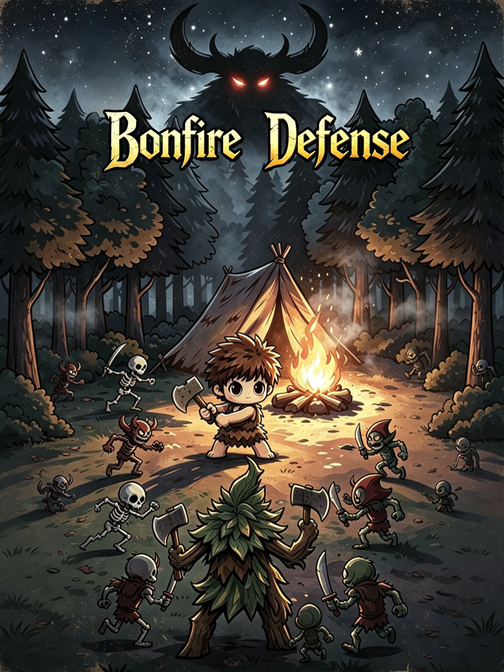 Bonfire Defense: Adventure screenshot
